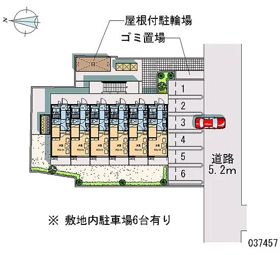 ★手数料０円★名古屋市中川区福住町 月極駐車場